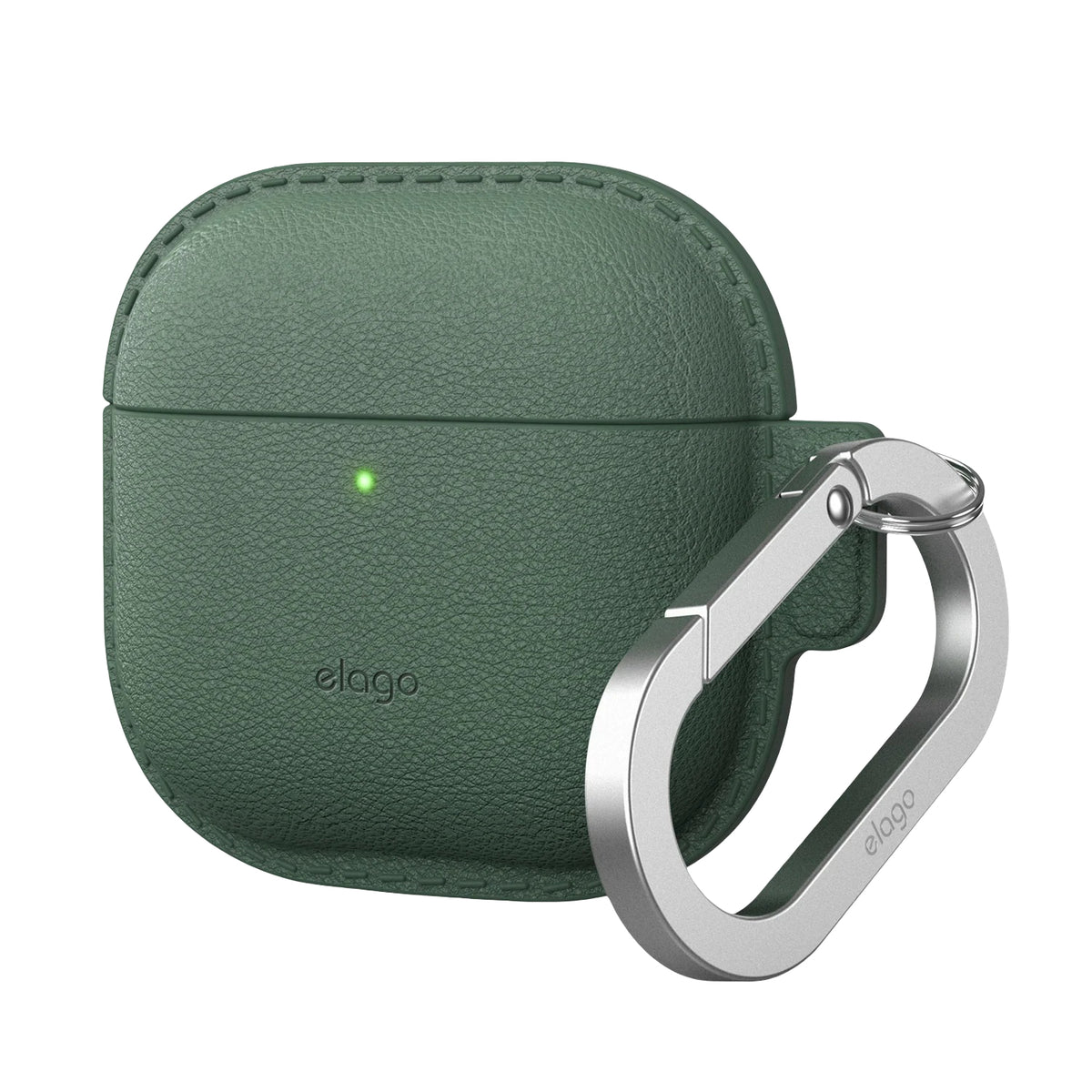 Elago - Leather-Touch Silicone Hang Case - Silikonowe etui z fakturą skóry do AirPods 4
