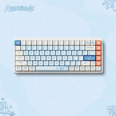 NuPhy x Riel - Aquarium nSA Profile Dye-Sub PBT Keycaps - Zestaw Keycapów