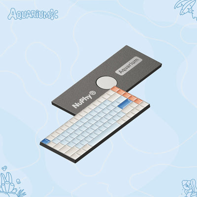 NuPhy x Riel - Aquarium nSA Profile Dye-Sub PBT Keycaps - Zestaw Keycapów