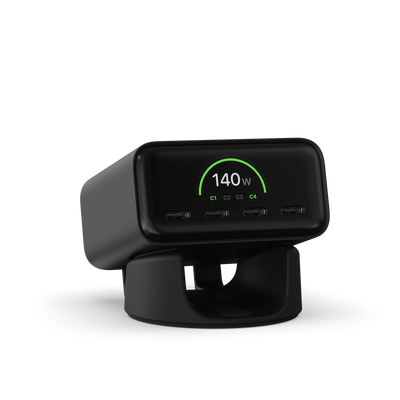 Satechi - ChargeView™ 140W Desktop Charger EU Type C - Ładowarka Wieloportowa