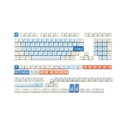 NuPhy x Riel - Aquarium nSA Profile Dye-Sub PBT Keycaps - Zestaw Keycapów