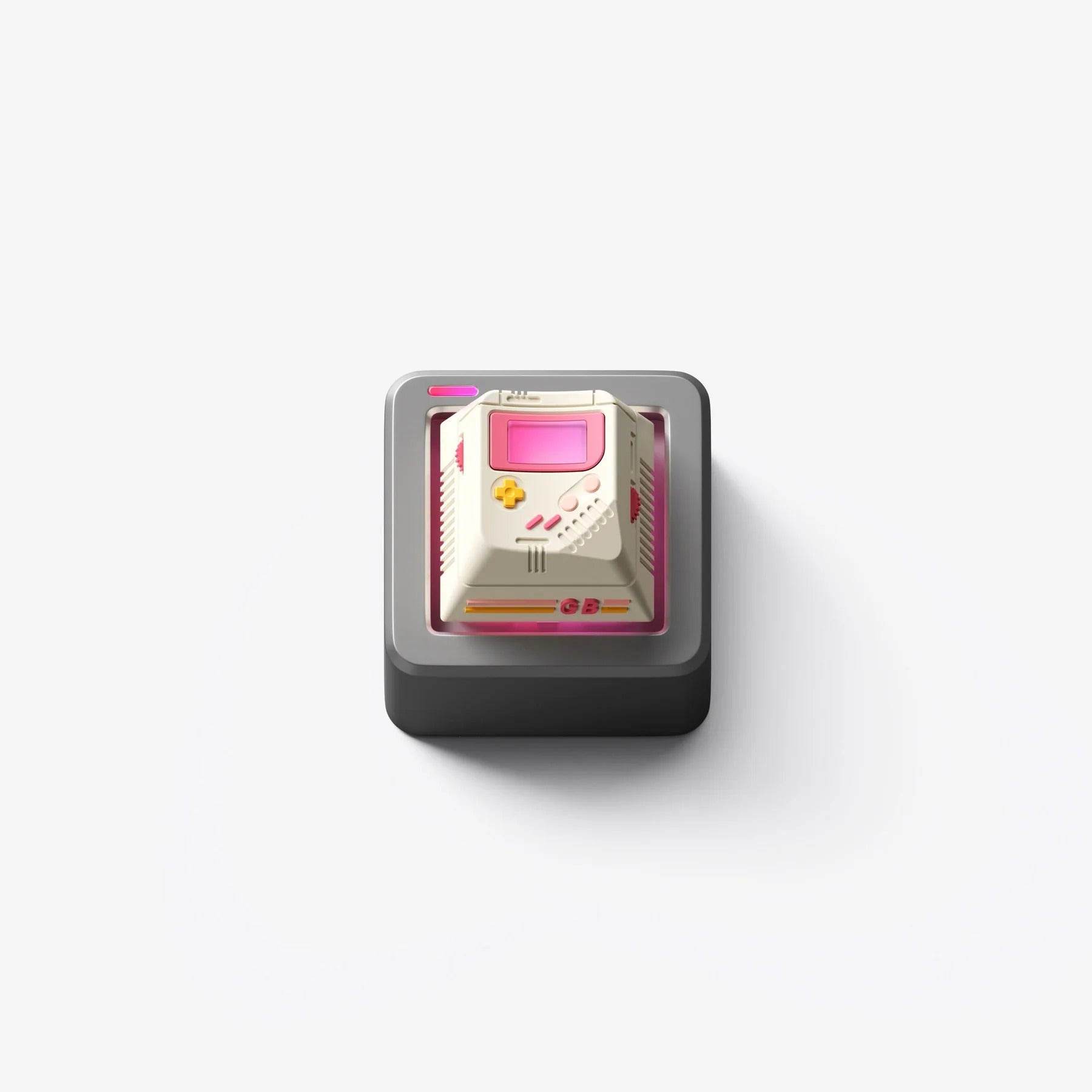 NuPhy x ZMKC - Game Boy Cherry Profile Resin Keycaps - Rzemieślniczy Keycap z Żywicy