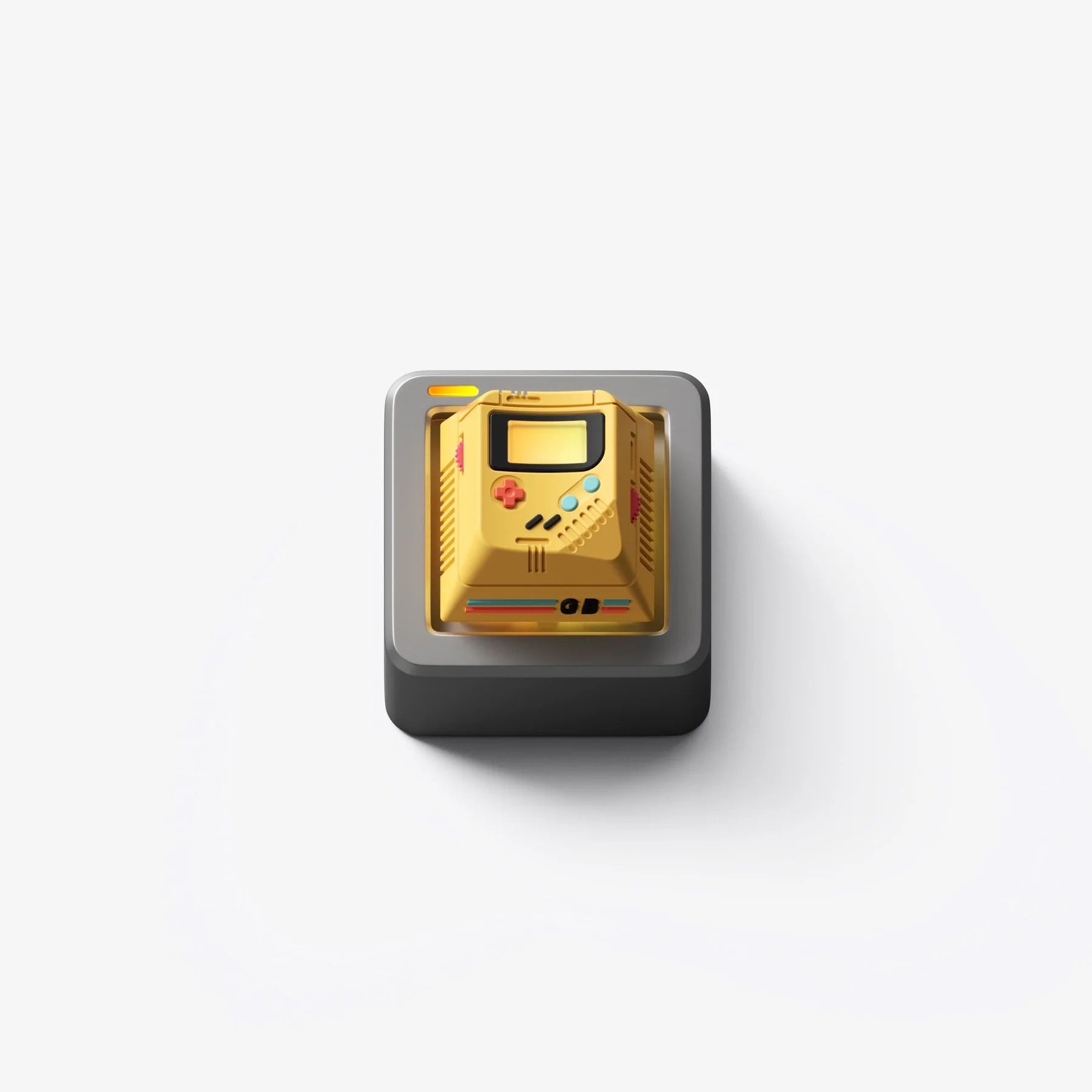 NuPhy x ZMKC - Game Boy Cherry Profile Resin Keycaps - Rzemieślniczy Keycap z Żywicy