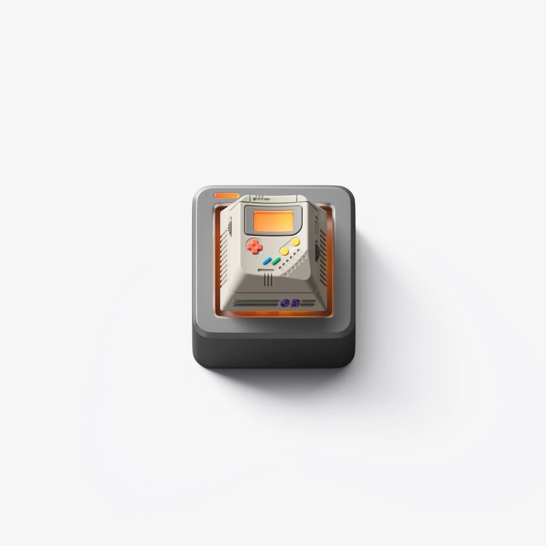 NuPhy x ZMKC - Game Boy Cherry Profile Resin Keycaps - Rzemieślniczy Keycap z Żywicy