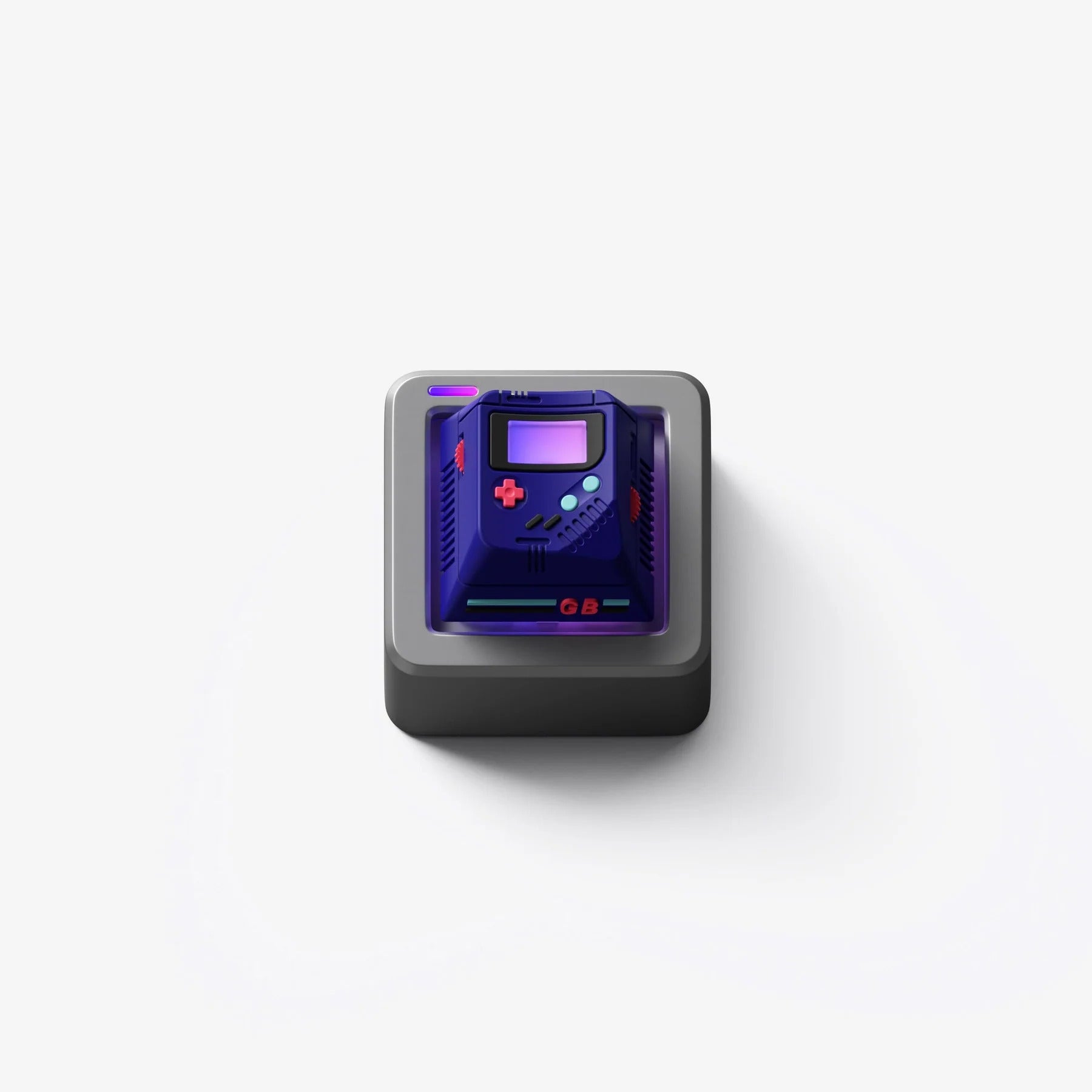 NuPhy x ZMKC - Game Boy Cherry Profile Resin Keycaps - Rzemieślniczy Keycap z Żywicy