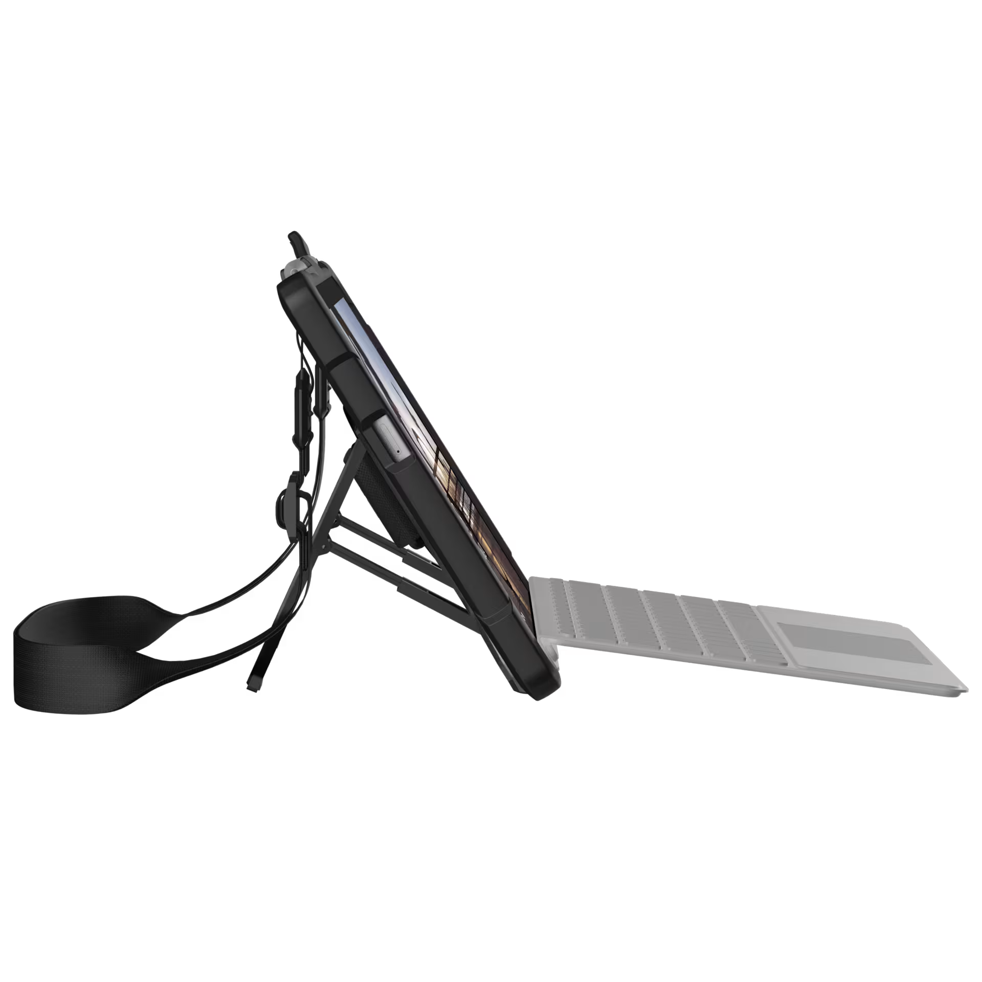 UAG - Plasma Series Surface Go 4 with Hand Strap & Shoulder Strap Case - Etui z Paskiem na Rękę i Ramię