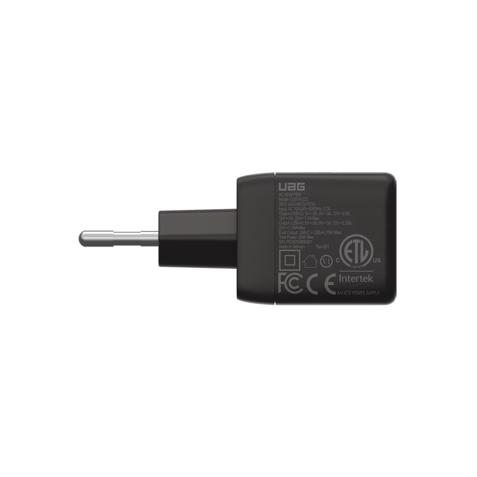 UAG - SRGE (EU) 30W 2 Port Wall Charger - Ładowarka Sieciowa