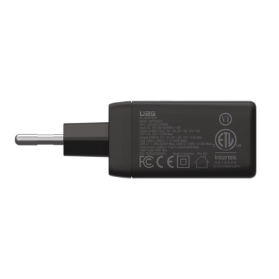 UAG - SRGE (EU) 65W 3 Port Wall Charger - Ładowarka Sieciowa