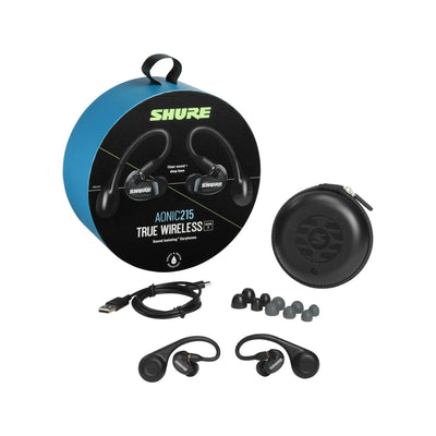 Shure - AONIC 215 Gen 2 True Wireless Sound Isolating Earphones - Słuchawki True Wireless Sound Isolating™, Gen 2