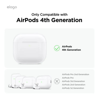Elago - Liquid Hybrid Hang Case for AirPods 4 - Silikonowe Etui na AirPods 4