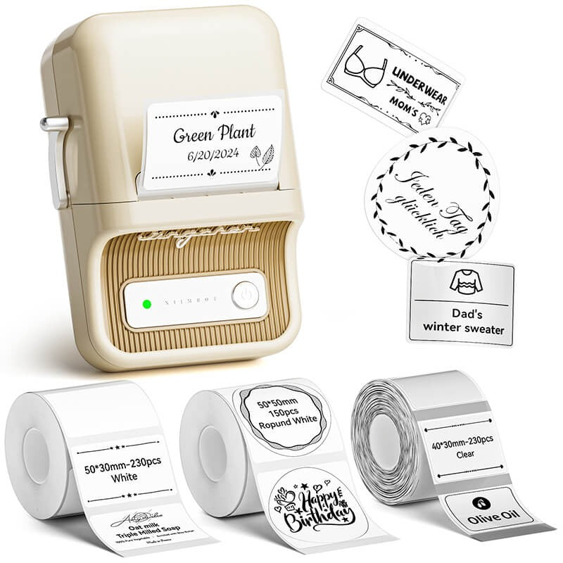 Niimbot -  2inch Thermal Label Printer B21 Pro - Drukarka Termiczna B21 Pro