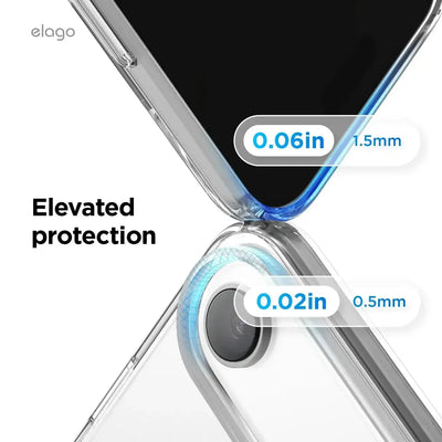 Elago – Cassette Tape 2 Monthly MagSafe do iPhone 17 / Pro / Pro Max / Air - Przezroczyste Etui do iPhone Kaseta