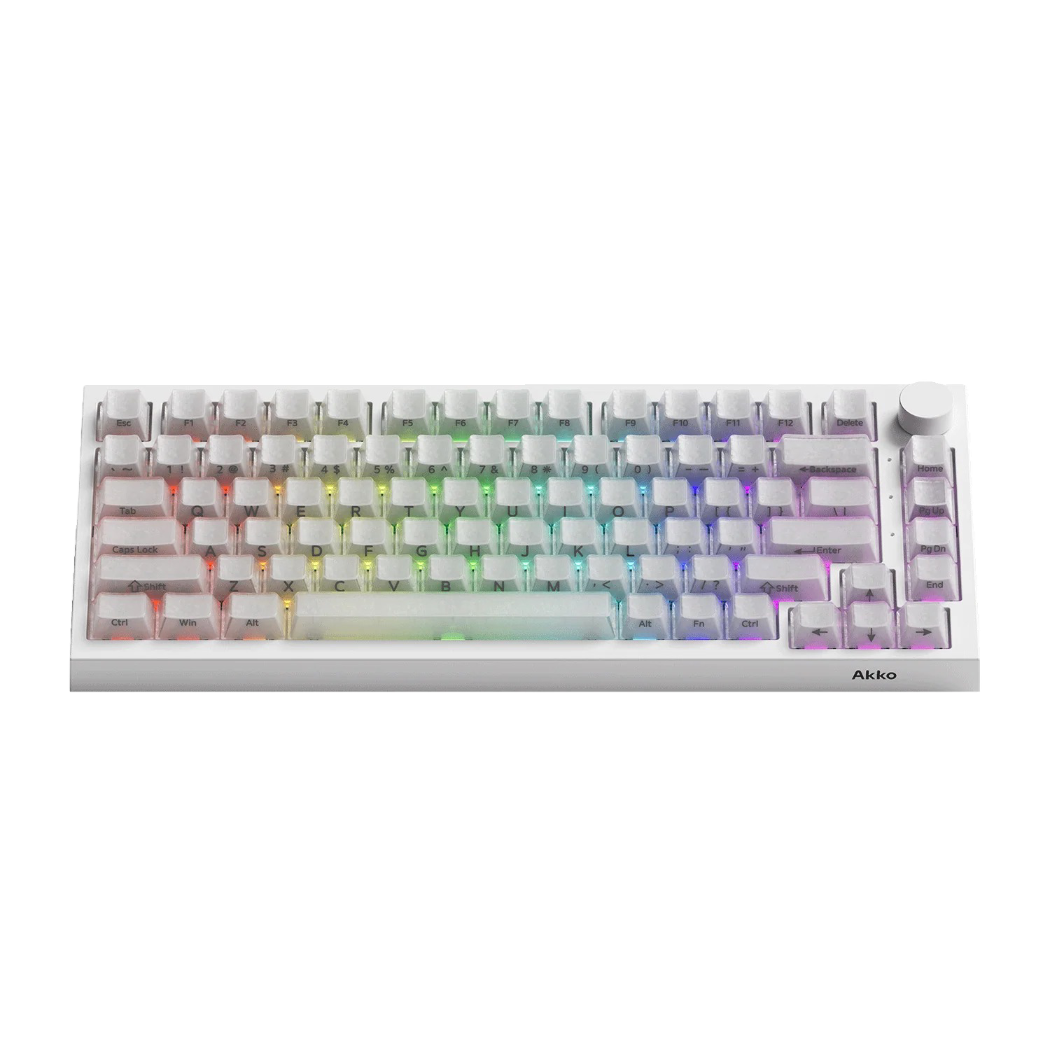 Akko - 5075 V5-HE Glassy Carbon Fiber (TMR) - Klawiatura Magnetyczna