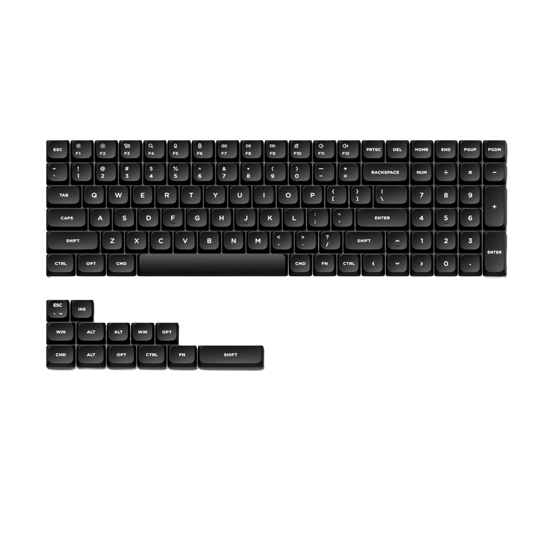 NuPhy - WoB & BoW nSA Profile Double-shot PBT Keycaps