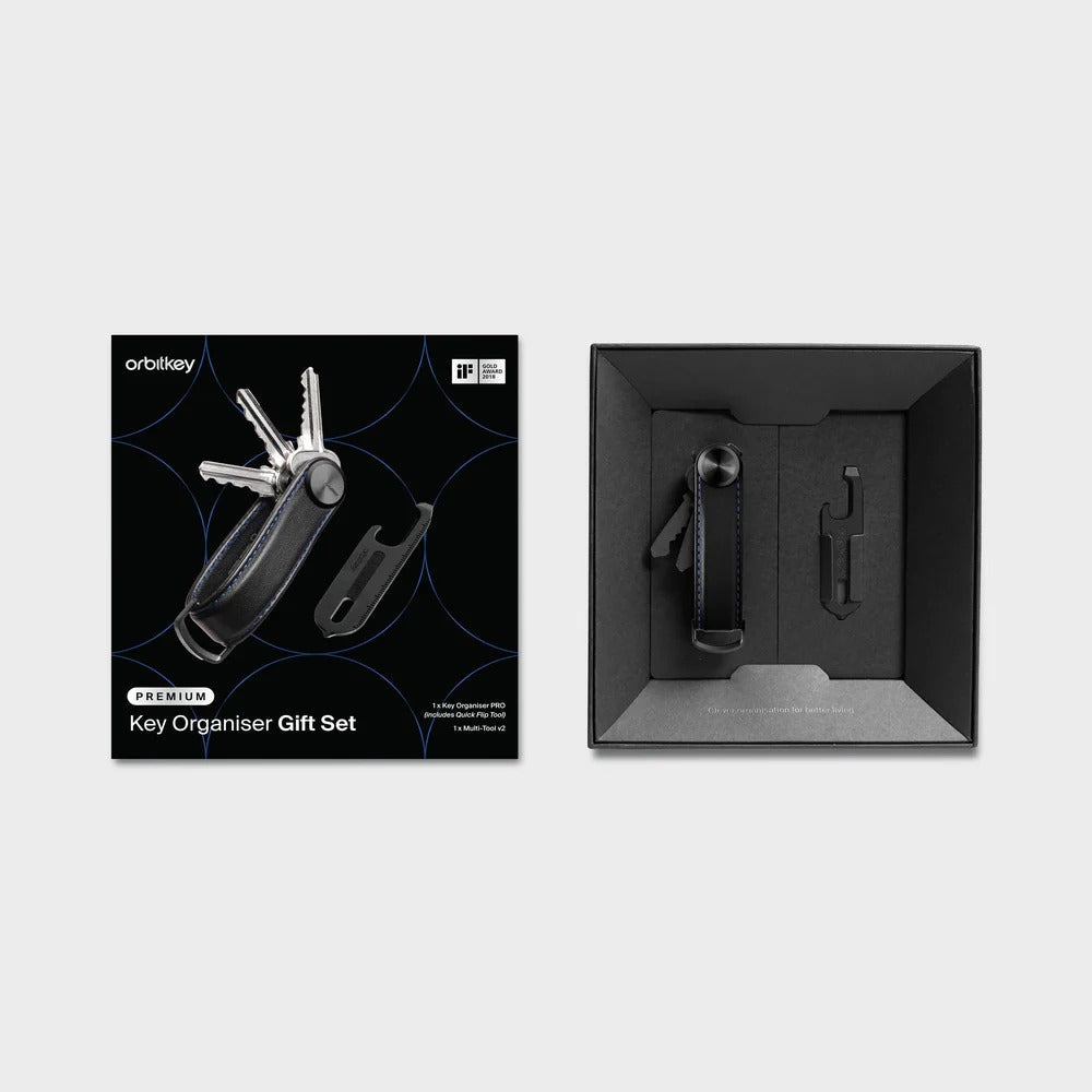 Orbitkey - Key Organiser Pro + Multi-Tool v2 Set - Zestaw Organizer do Kluczy Pro + Multitool