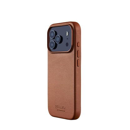 Mujjo - Full Leather Case for iPhone 17 / Air / Pro / Pro Max - Etui Skórzane do iPhone