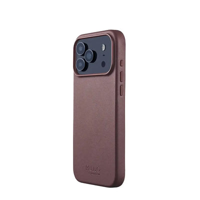 Mujjo - Full Leather Case for iPhone 17 / Air / Pro / Pro Max - Etui Skórzane do iPhone
