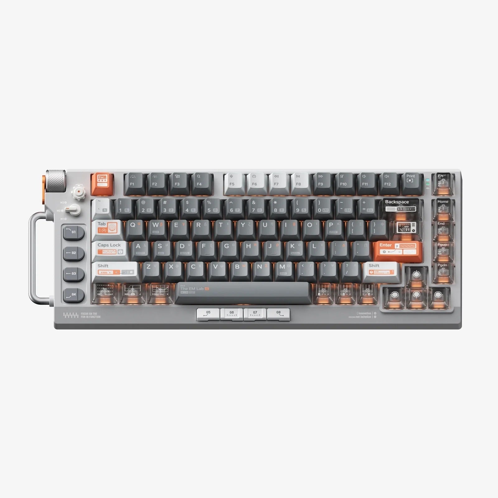 NuPhy - The EM Lab Cherry Profile Dye-sub PBT Keycaps - Keycapy PBT Cherry Profile The EM Lab