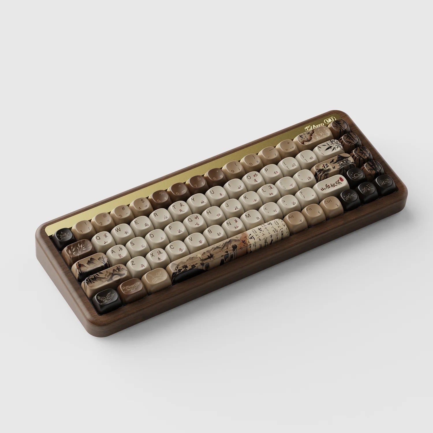 Akko - MU01 Mountain Seclusion Wooden Mechanical Keyboard - Drewniana Klawiatura Mechaniczna