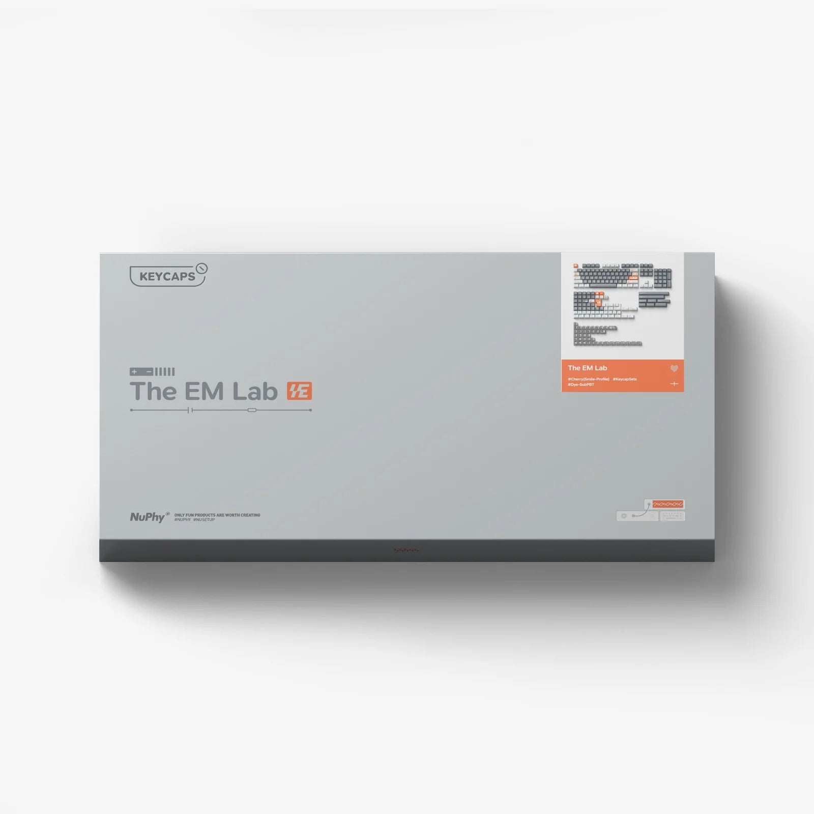 NuPhy - The EM Lab Cherry Profile Dye-sub PBT Keycaps - Keycapy PBT Cherry Profile The EM Lab