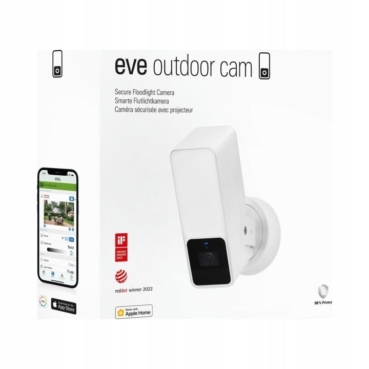 Eve - Outdoor Cam - Zewnętrzna Kamera Monitorująca z Czujnikiem Ruchu