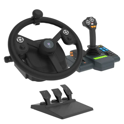 HORI - Farming Vehicle Control System for Windows 11/10 - Kierownica z Pedałami i Panel Sterujący