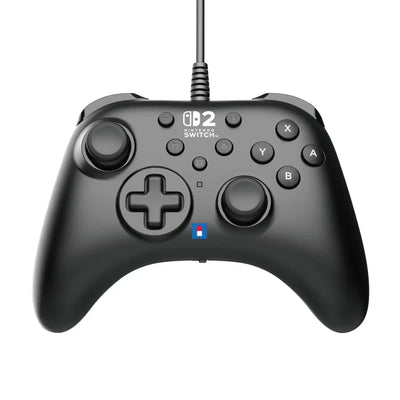 HORI - HORIPAD Turbo (Black) for Nintendo Switch 2 - Kontroler Przewodowy do Nintendo Switch 2