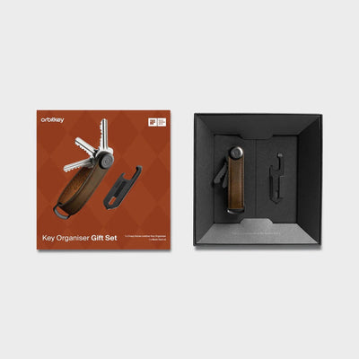 Orbitkey - Key Organizer Crazy Horse + Multi-Tool v2 Set - Zestaw Organizer do Kluczy + Multitool
