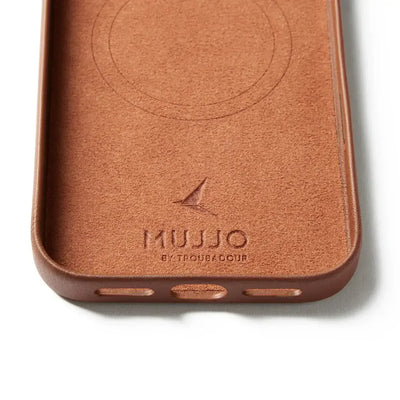 Mujjo - Wallet Leather Case for iPhone 17 Pro / Pro Max - Etui Portfel do iPhone