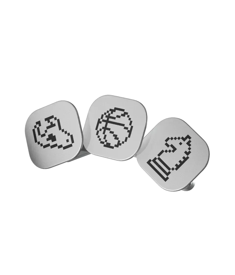 Ledger - Nano Gen5 Badges - Przypinki na Portfel do Kryptowalut