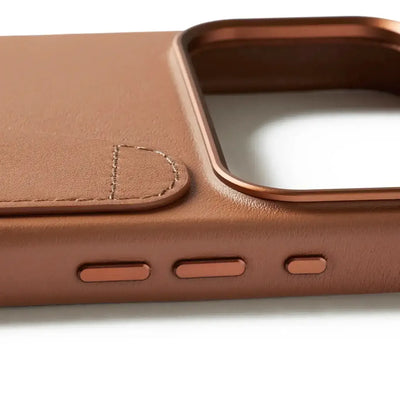 Mujjo - Wallet Leather Case for iPhone 17 Pro / Pro Max - Etui Portfel do iPhone