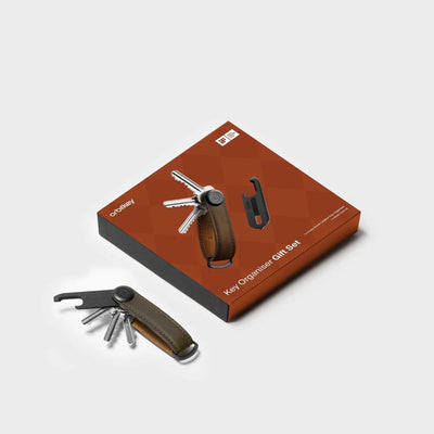 Orbitkey - Key Organizer Crazy Horse + Multi-Tool v2 Set - Zestaw Organizer do Kluczy + Multitool