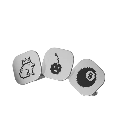 Ledger - Nano Gen5 Badges - Przypinki na Portfel do Kryptowalut