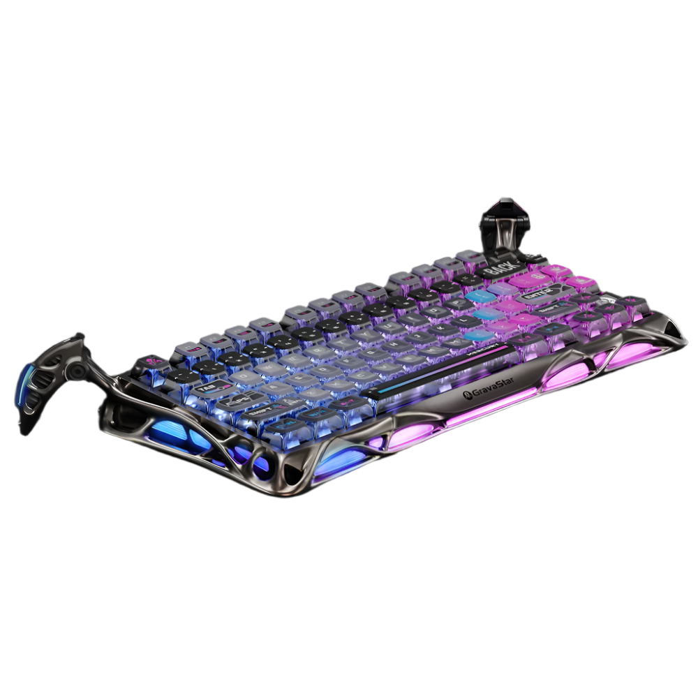 GravaStar - Mercury K1 Pro Special Edition Cyberpunk Bezprzewodowa Klawiatura Mechaniczna
