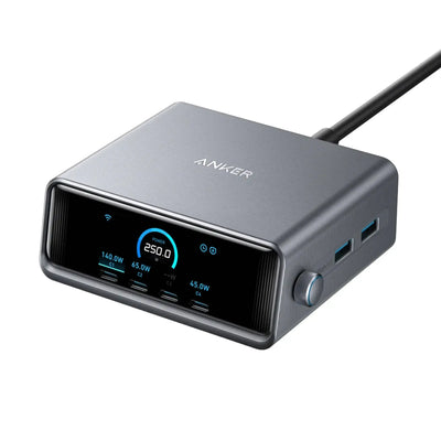 Anker - Prime Charger (250W, 6 Ports, GaNPrime) - Ładowarka 250W 6-portowa