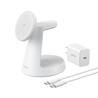 Anker - MagGo Wireless Charging Station (3-in-1, Dock Stand)