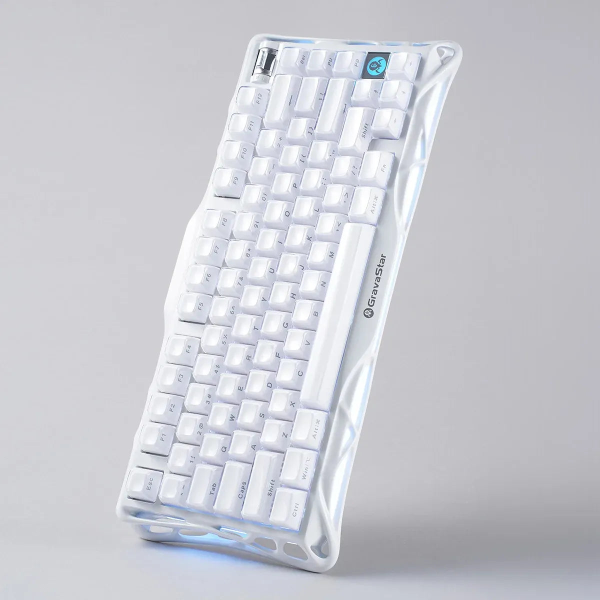 GravaStar - Mercury K1 Opaline White - Wireless Mechanical Keyboard Special Edition - Klawiatura Mechaniczna
