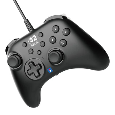 HORI - HORIPAD Turbo (Black) for Nintendo Switch 2 - Kontroler Przewodowy do Nintendo Switch 2