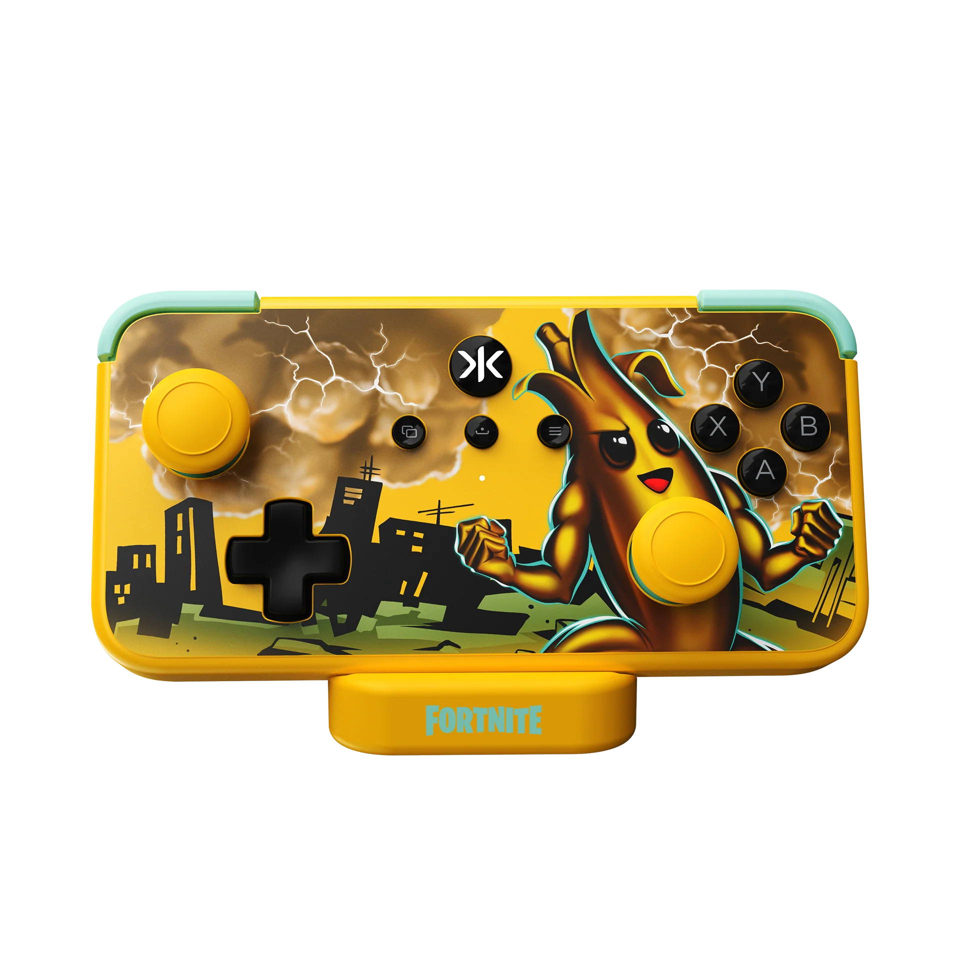 CRKD - NEO S Peely / Raven Fortnite Edition with Charging Dock - Kontroler Bezprzewodowy ze Stacją Ładującą