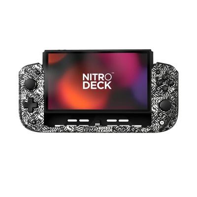 CRKD - Nitro Deck Rocket League Silver Edition - Kontroler Bezprzewodowy do Nintendo Switch