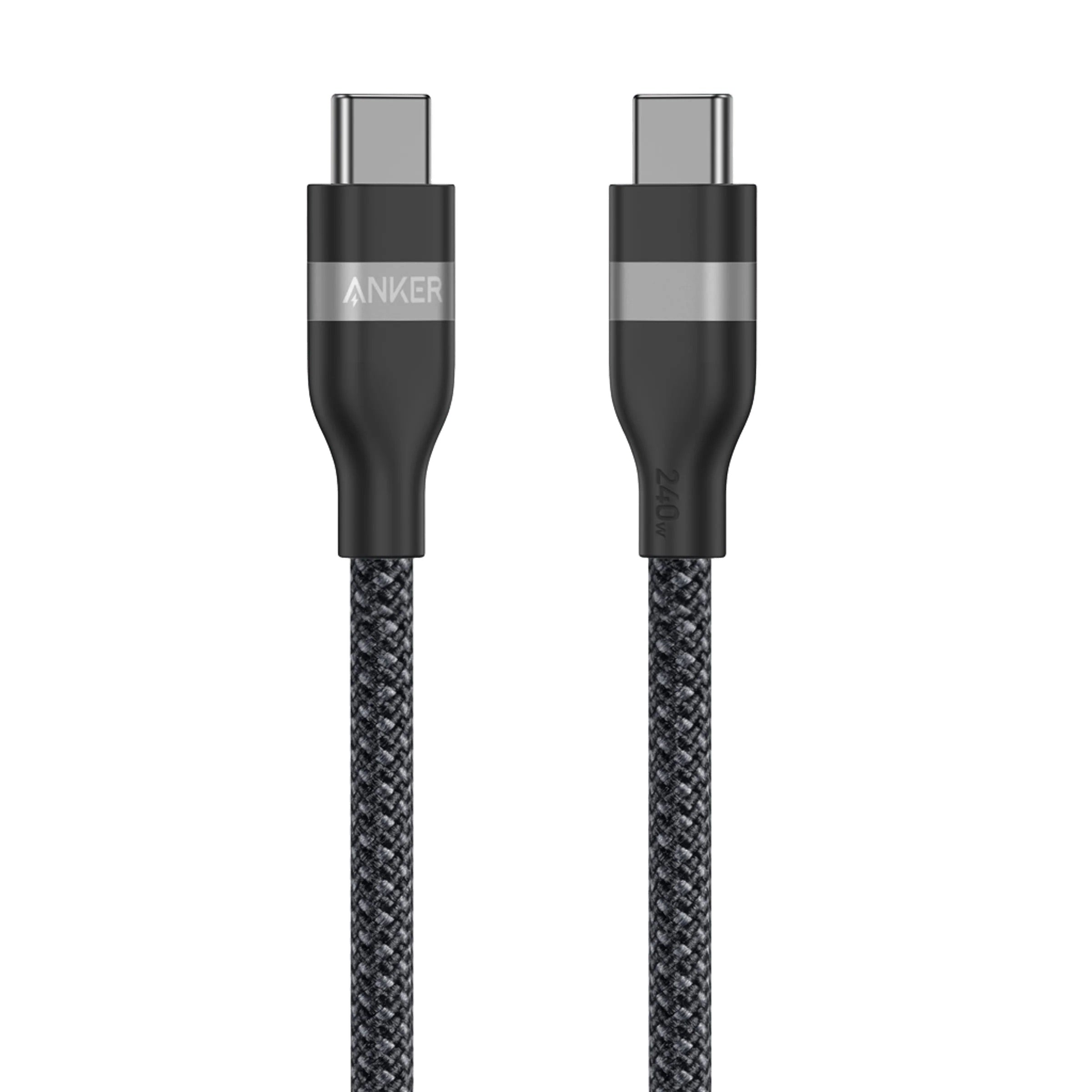 Anker - USB-C to USB-C Cable (240W, Upcycled-Braided) - Kabel USB-C