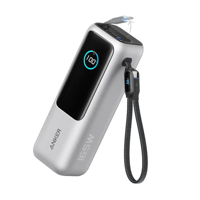 Anker - Laptop Power Bank (25K, 165W, Built-In and Retractable Cables) - Powerbank 25000mAh