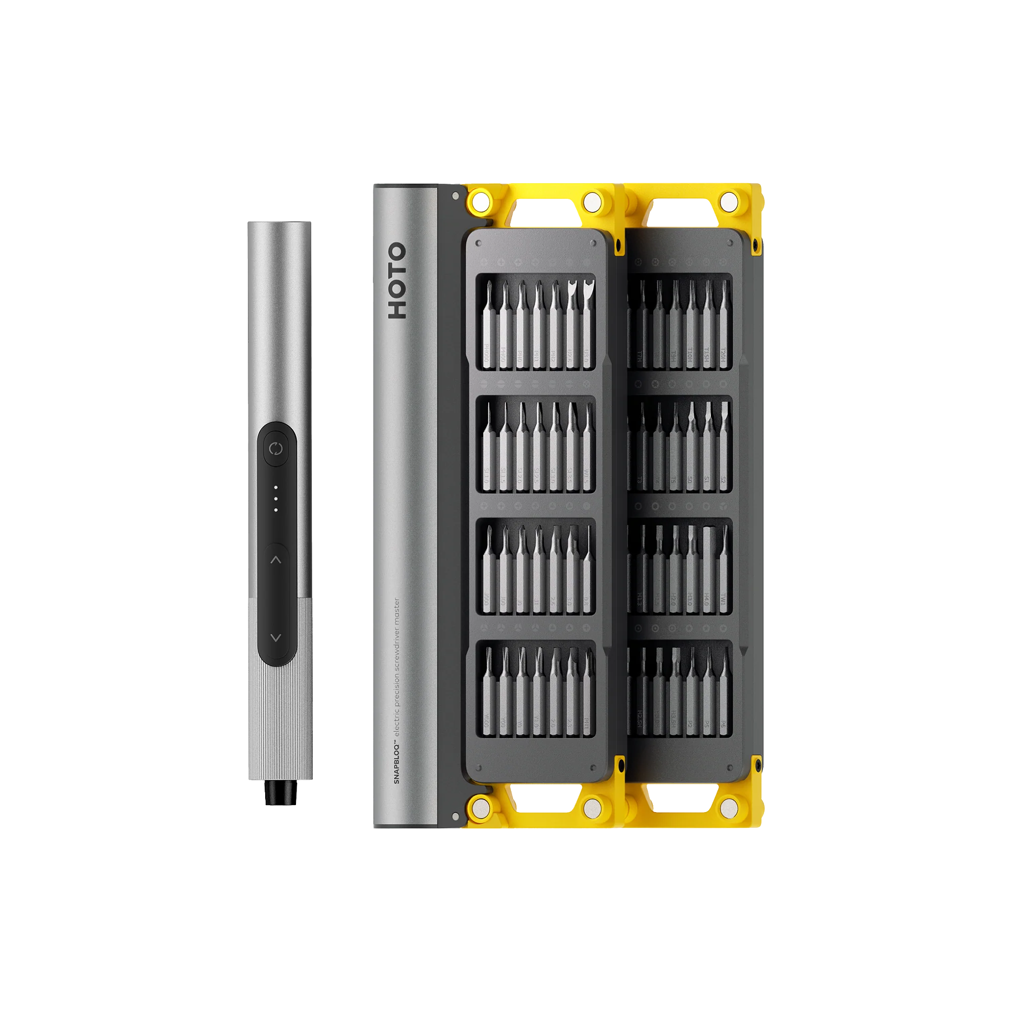 Hoto - SNAPBLOQ™ S-A01 - Electric Precision Screwdriver Master Set (56-Piece) - Elektryczny Wkrętak Precyzyjny z Zestawem Bitów