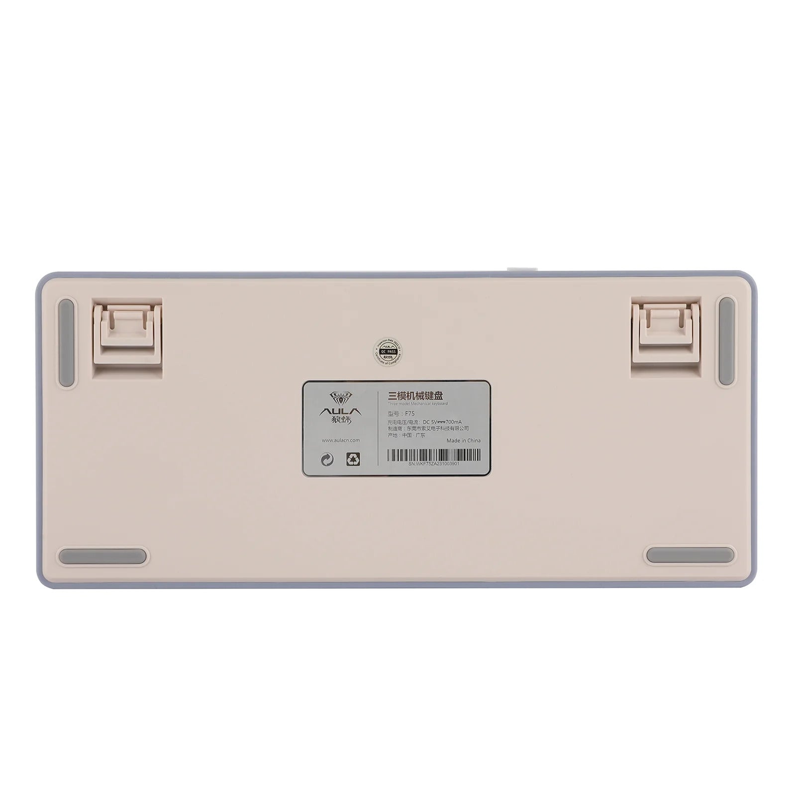 AULA - F75 Wireless Mechanical Keyboard - Bezprzewodowa Klawiatura Mechaniczna - Cedar Green