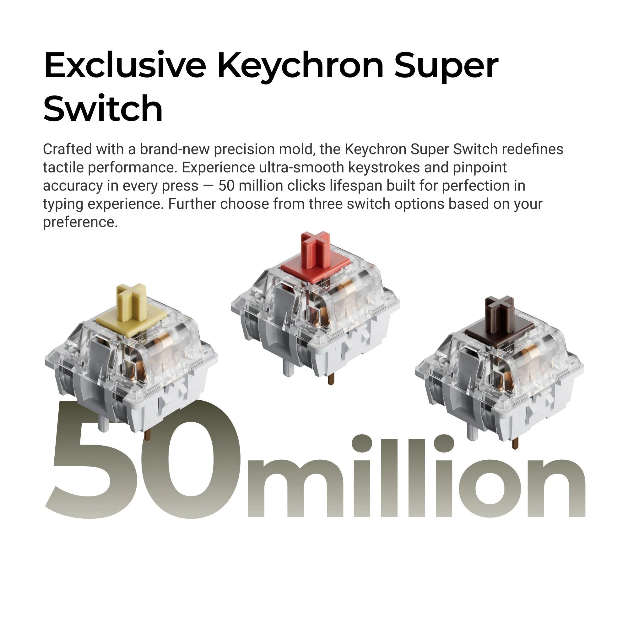 Keychron - C1 Pro 8K QMK Wired Custom Mechanical Keyboard