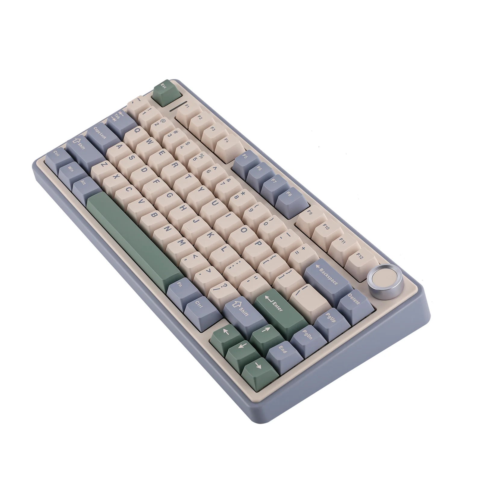 AULA - F75 Wireless Mechanical Keyboard - Bezprzewodowa Klawiatura Mechaniczna - Cedar Green