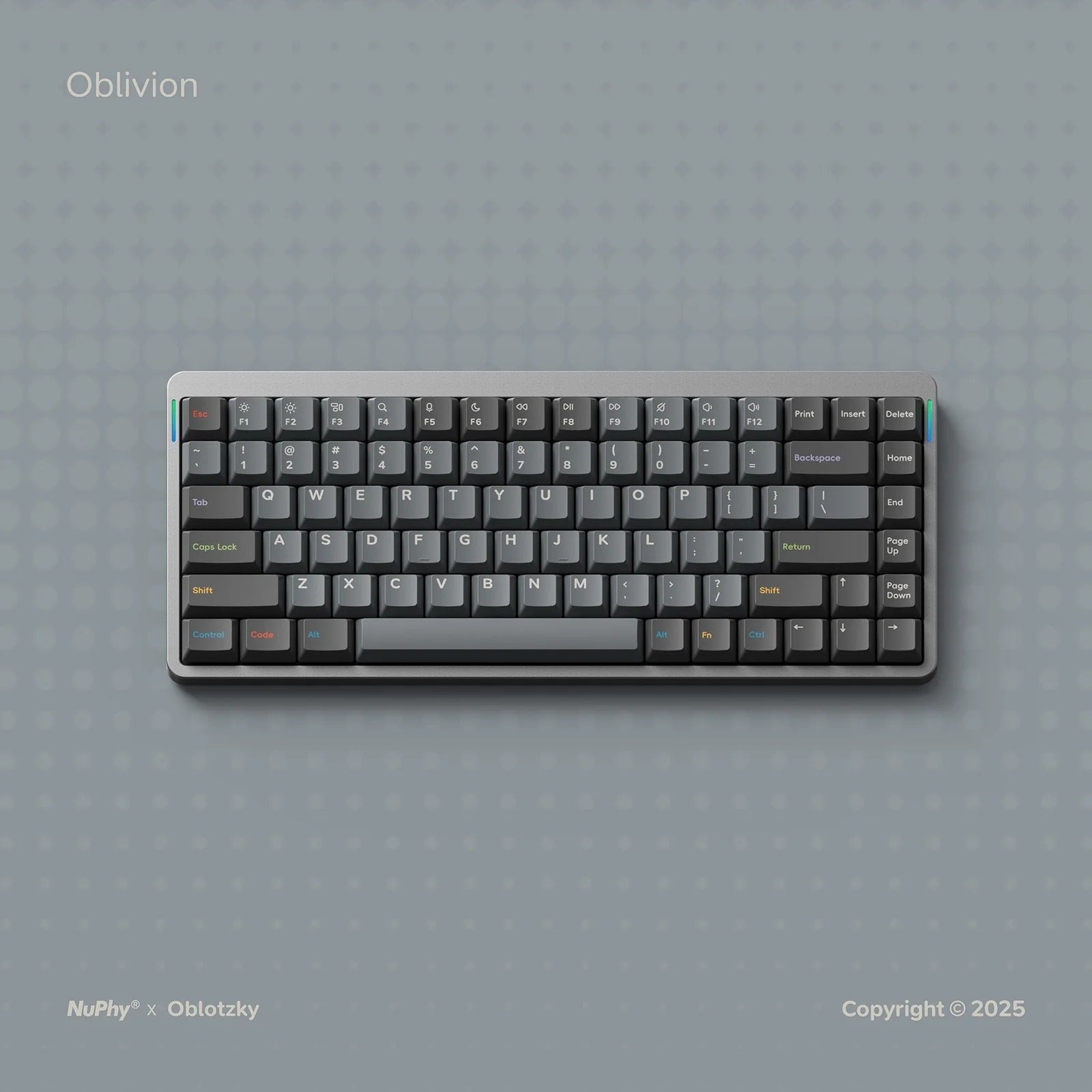 NuPhy - Oblivion Berry Profile Dye-sub PBT Keycaps - Keycapy niskoprofilowe PBT Oblivion