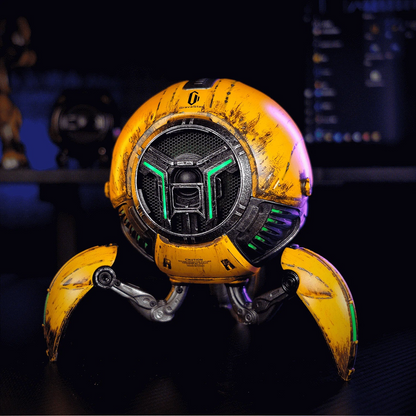 GravaStar - Mars Pro Special Edition War-Damaged Yellow Wireless Bluetooth Speaker - Bezprzewodowy Głośnik Bluetooth