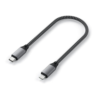 Przewód USB-C do Lightning w oplocie, kabel do ładowania i synchronizacji akcesoriów