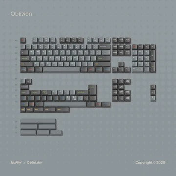 NuPhy - Oblivion Berry Profile Dye-sub PBT Keycaps - Keycapy niskoprofilowe PBT Oblivion